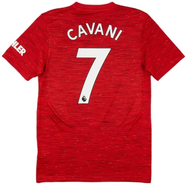 adidas 2020-21 Manchester United Home Shirt Cavani #7 - 8/10 - (S)