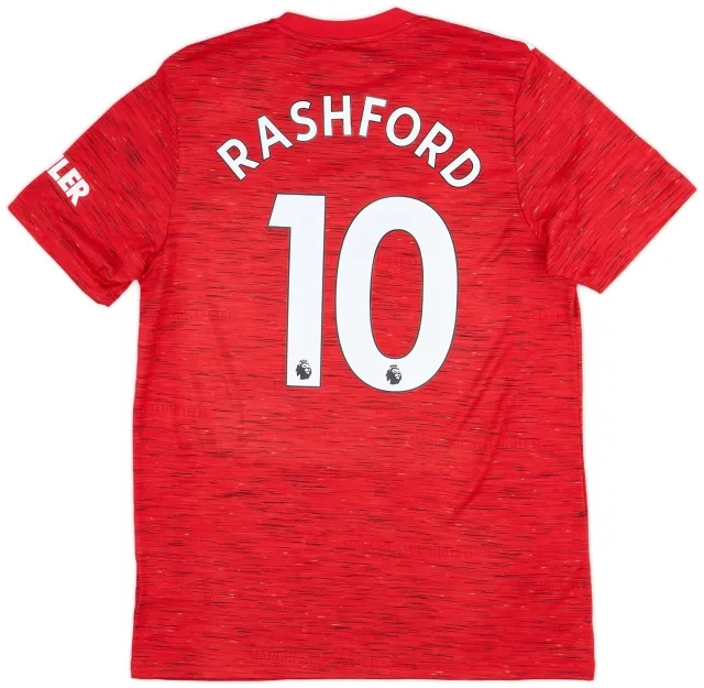 adidas 2020-21 Manchester United Home Shirt Rashford #10 (L)