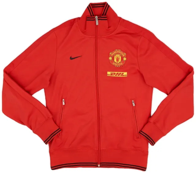 2012-13 Manchester United Nike N98 Track Jacket - 9/10 - (S)