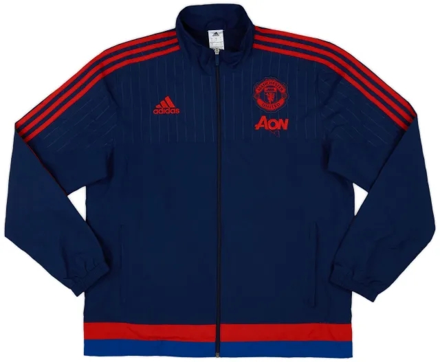 2015-16 Manchester United adidas Presentation Jacket - 9/10 - (L)