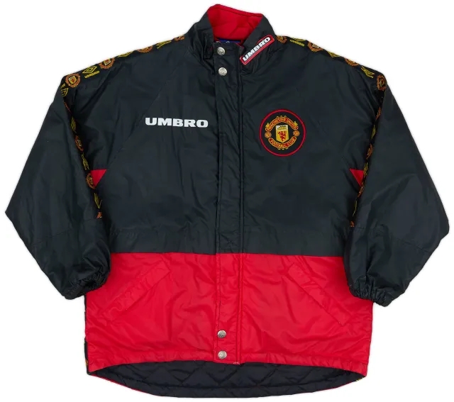 1994-95 Manchester United Umbro Rain Jacket - 9/10 - (L.Boys)