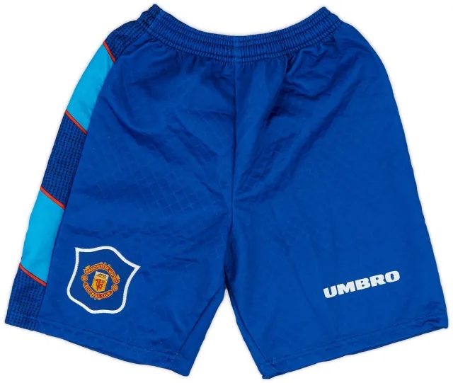 Umbro 1995-96 Manchester United GK Shorts - Excellent 9/10 - (XL.Boys)