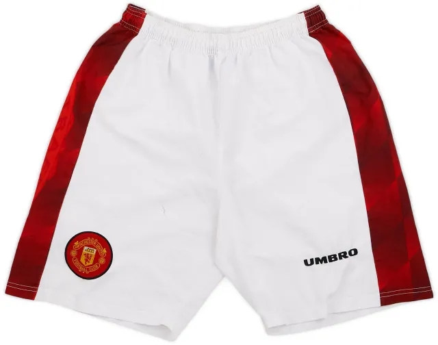 Umbro 1996-97 Manchester United Home Shorts - 8/10 - (S)