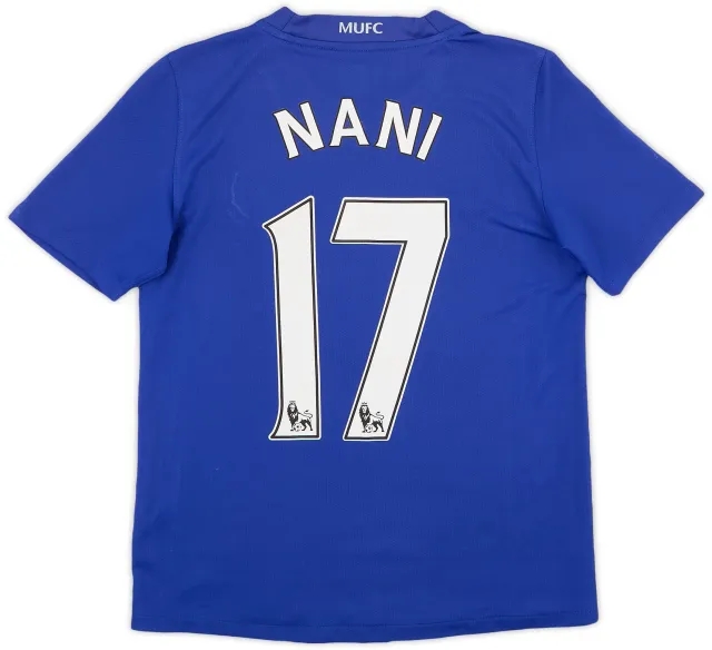 Nike 2008-09 Manchester United Third Shirt Nani #17 - 8/10 - (M.Boys)