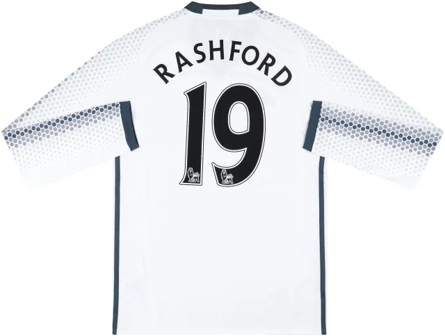 adidas 2016-17 Manchester United Third L/S Shirt Rashford #19 (S)