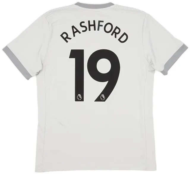 adidas 2017-18 Manchester United Third Shirt Rashford #19 - 8/10 - (M)
