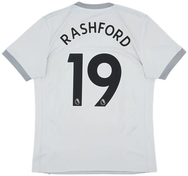 adidas 2017-18 Manchester United Third Shirt Rashford #19 - 9/10 - (M)