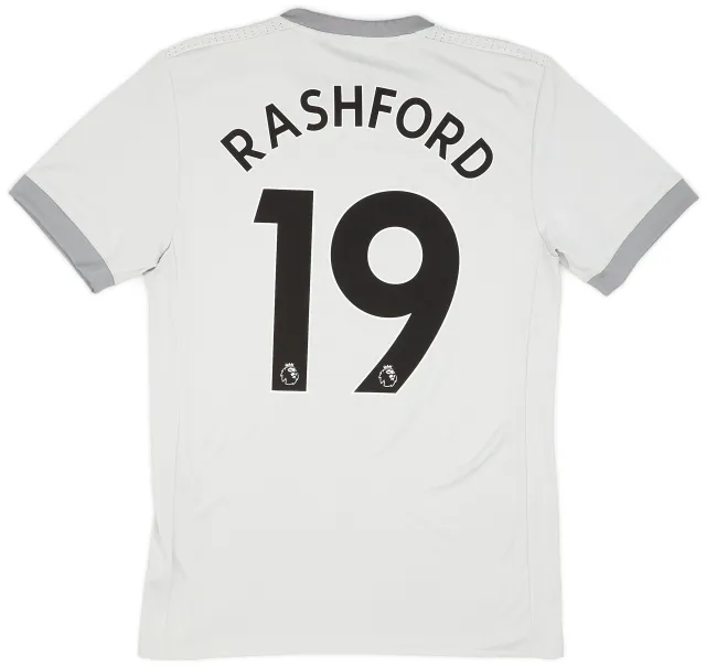 adidas 2017-18 Manchester United Third Shirt Rashford #19 (S)