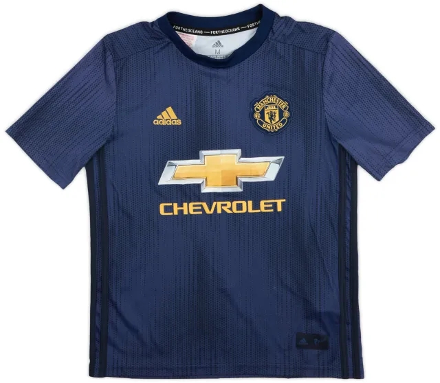 adidas 2018-19 Manchester United Third Shirt - 9/10 - (M.Boys)