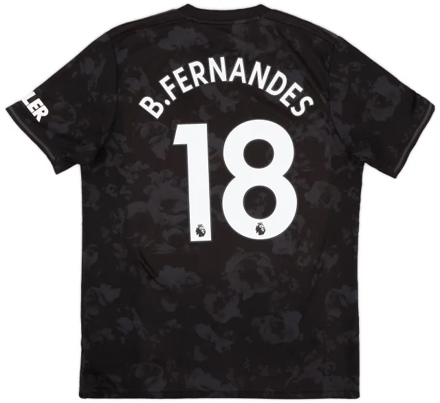 adidas 2019-20 Manchester United Third Shirt B.Fernandes #18 - 8/10 - (L)