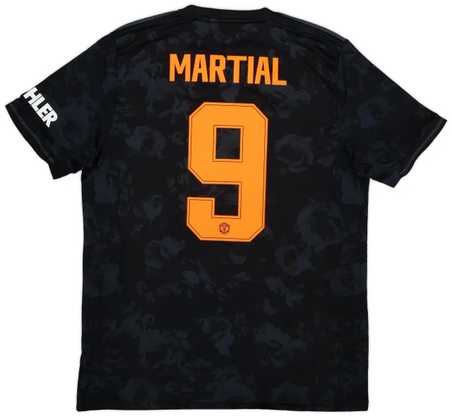 adidas 2019-20 Manchester United Third Shirt Martial #9 - 8/10 - (L)