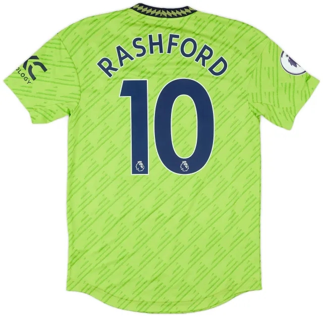 adidas 2022-23 Manchester United Authentic Third Shirt Rashford #10 (S)