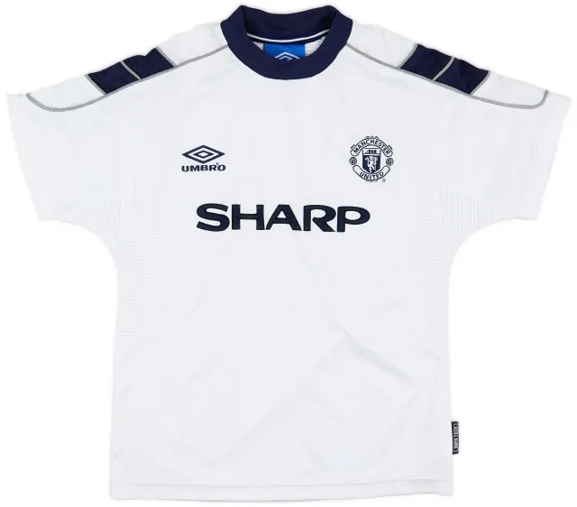 Umbro 1999-00 Manchester United Third Shirt - 7/10 - (M.Boys)