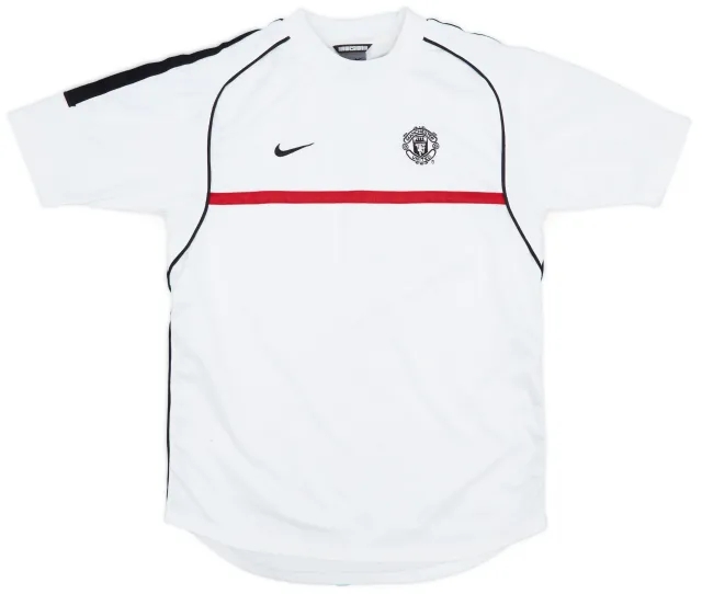 2002-03 Manchester United Nike Training Shirt - 8/10 - (XL.Boys)