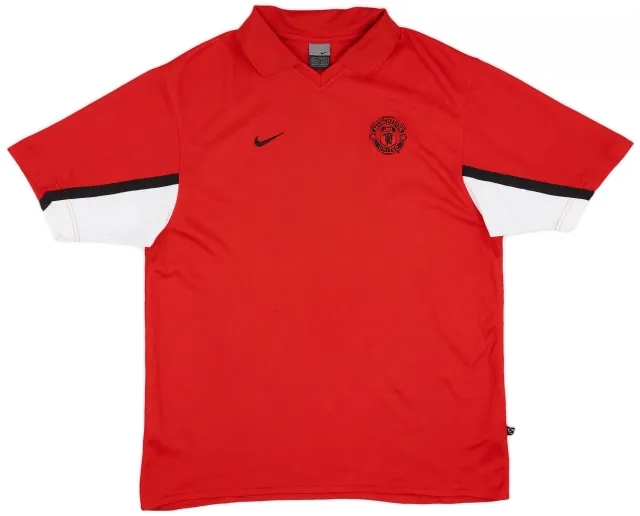 2003-04 Manchester United Nike Training Shirt - 9/10 - (XXL)
