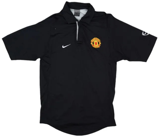 2004-05 Manchester United Nike Polo Shirt - 8/10 - (S)