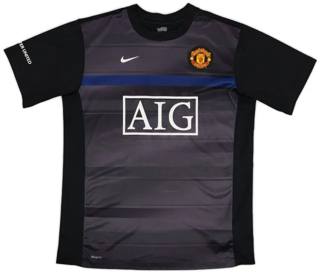 2009-10 Manchester United Nike Training Shirt - 6/10 - (L)