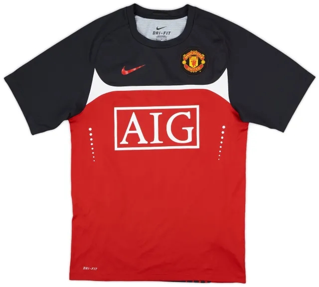 2010-11 Manchester United Nike Training Shirt - 9/10 - (S)