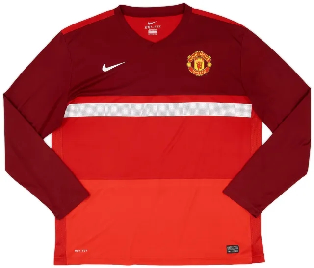 2011-12 Manchester United Nike Training Shirt - 5/10 - (L)
