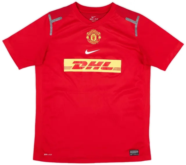 2012-13 Manchester United Nike Authentic Training Shirt - 9/10 - (XL.Boys)