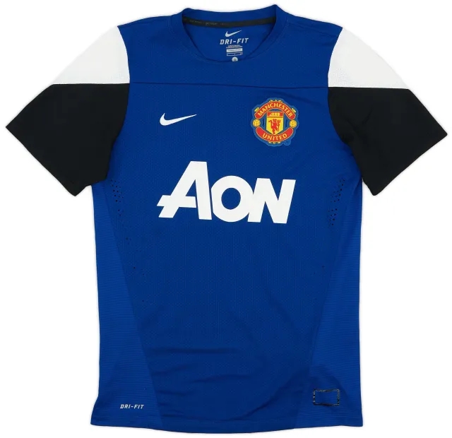 2013-14 Manchester United Player Issue Nike Training Shirt - 6/10 - (S)