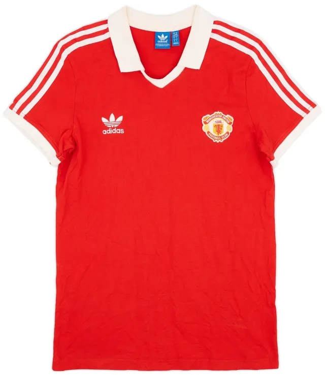2015 Manchester United '1980 adidas Reissue' Home Shirt - 8/10 - (L)