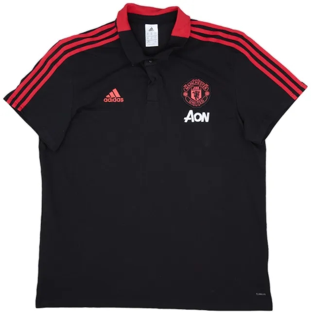 adidas 2018-19 Manchester United Polo Shirt - 8/10 - (XXL)