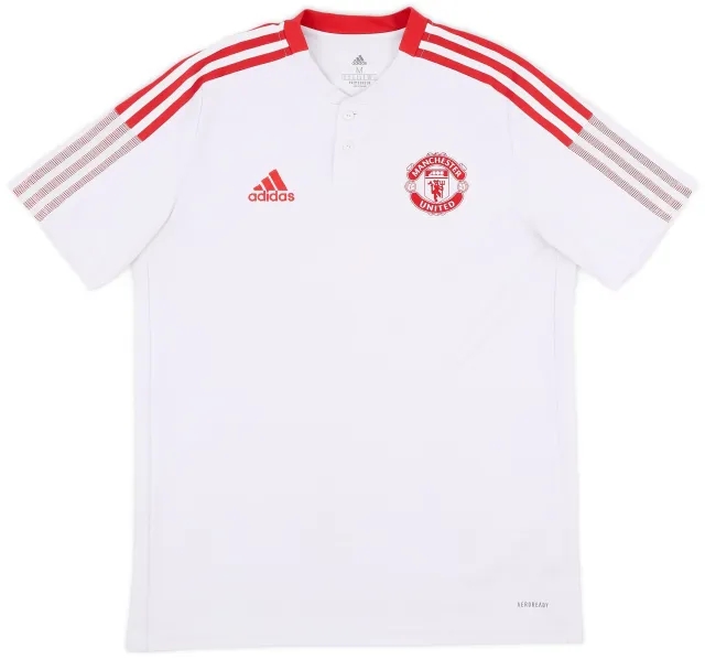 2021-22 Manchester United adidas Polo Shirt - 5/10 - (M)