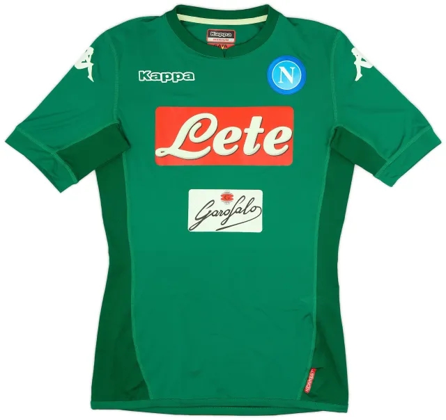 Kappa 2017-18 Napoli GK Home S/S Shirt - 7/10 - (M)