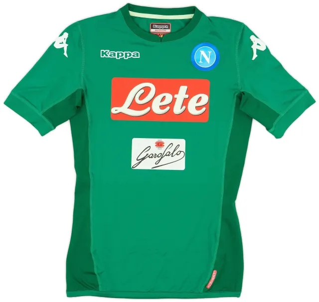Kappa 2017-18 Napoli GK Home S/S Shirt - 8/10 - (M)