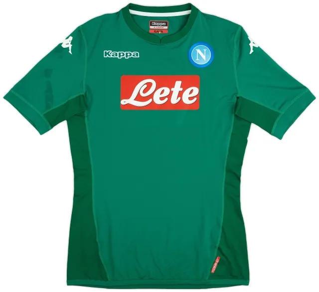 Kappa 2017-18 Napoli GK Home S/S Shirt - 6/10 - (XL)