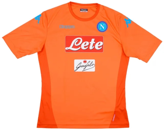 Kappa 2016-17 Napoli GK S/S Shirt - 9/10 - (3XL)