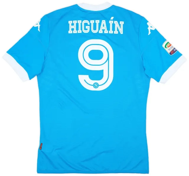 Kappa 2015-16 Napoli Authentic Home Shirt Higuain #9 (3XL)