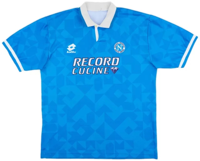 Lotto 1994-96 Napoli Home Shirt - 8/10 - (L)