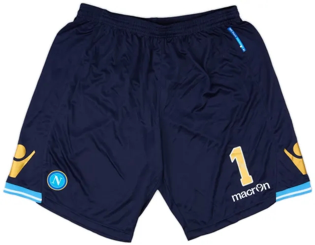 Macron 2011-12 Napoli Player Issue GK Shorts - 8/10 - (XXL)
