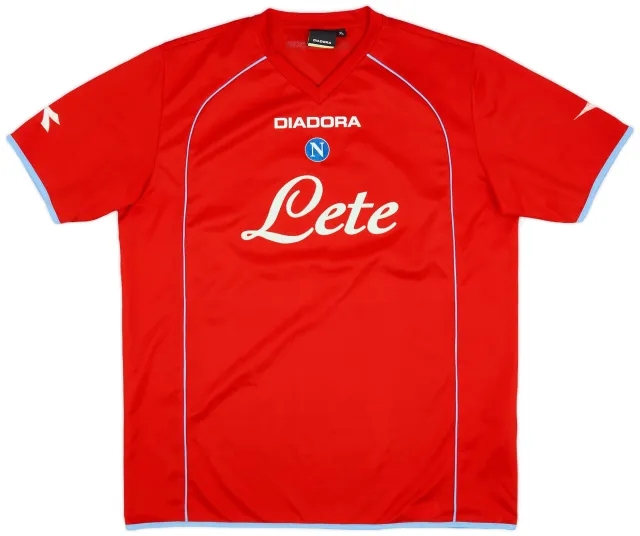 Diadora 2006-07 Napoli Third Shirt - 7/10 - (XL)