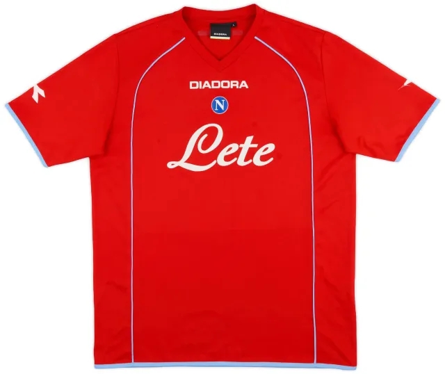 Diadora 2006-07 Napoli Third Shirt - 8/10 - (L)