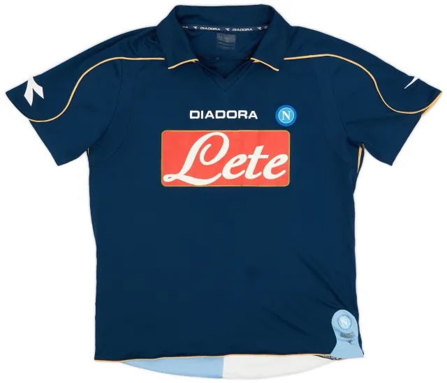 Diadora 2008-09 Napoli Third Shirt - 8/10 - (XL.Boys)