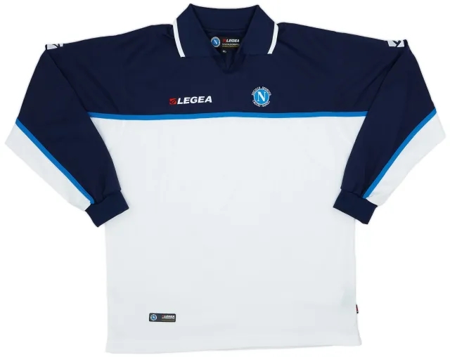 2003-04 Napoli Legea Polo L/S Shirt - 8/10 - (XL)