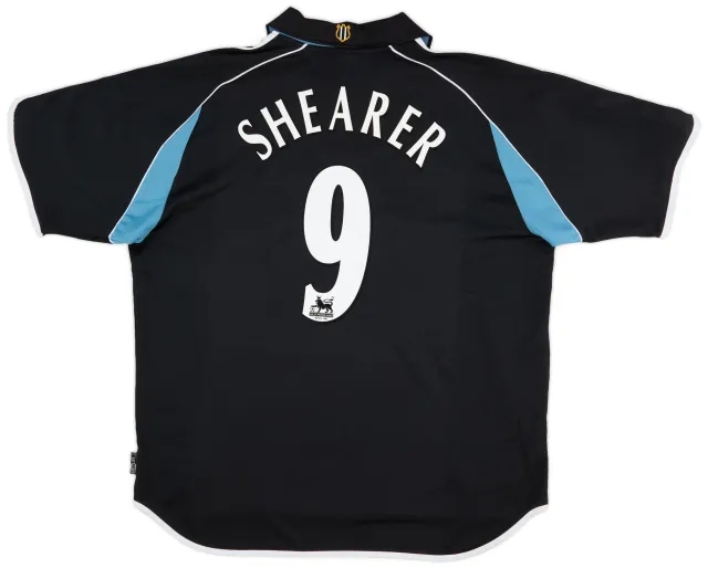 adidas 2000-01 Newcastle Away Shirt Shearer #9 - 8/10 - (XXL)