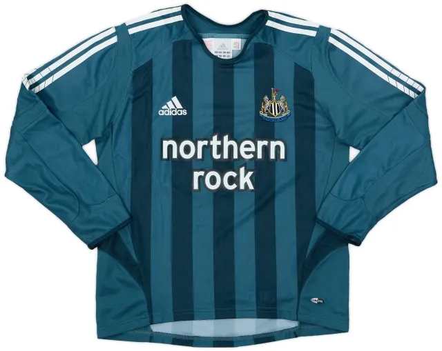 adidas 2005-06 Newcastle Away L/S Shirt - 8/10 - (XL.Boys)