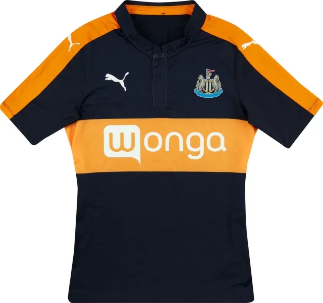 Puma 2016-17 Newcastle Player Issue ACTV Fit Away Shirt #2 L