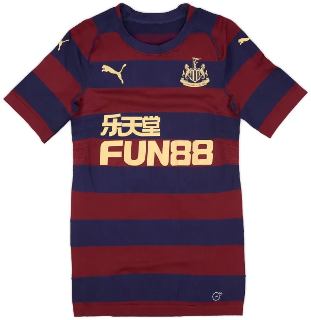 Puma 2018-19 Newcastle EvoKnit Player Issue Away Shirt - 8/10 - (M)