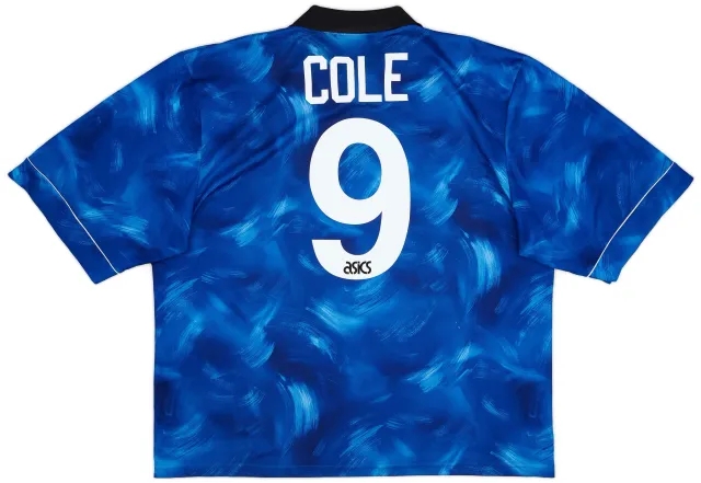 Asics 1993-95 Newcastle Away Shirt Cole #9 - 5/10 - (XXL)