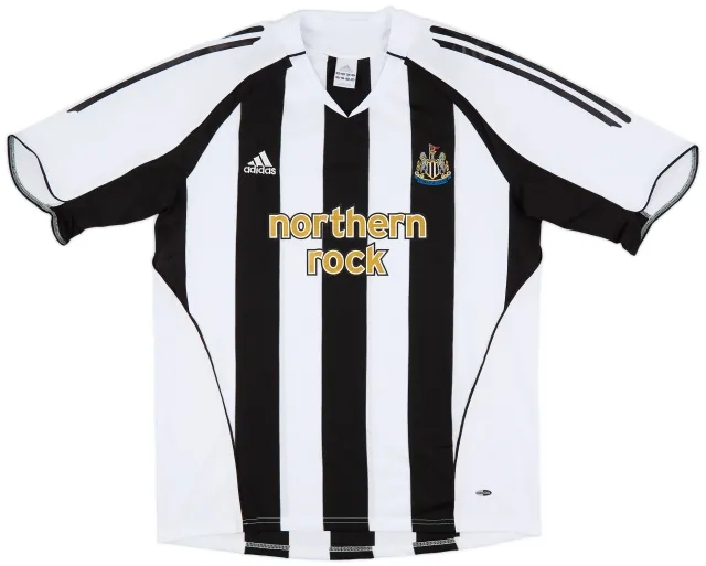 adidas 2005-07 Newcastle Home Shirt - 8/10 - (XL)