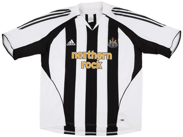 adidas 2005-07 Newcastle Home Shirt - 8/10 - (XL)