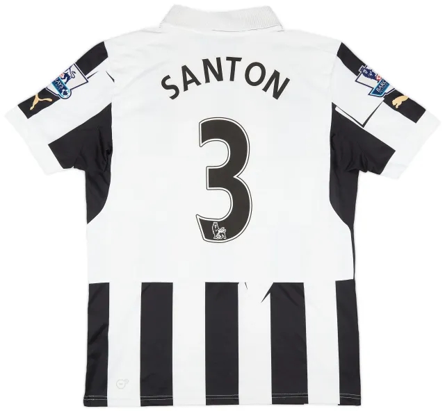 Puma 2012-13 Newcastle Home Shirt Santon #3 - 6/10 - (S)