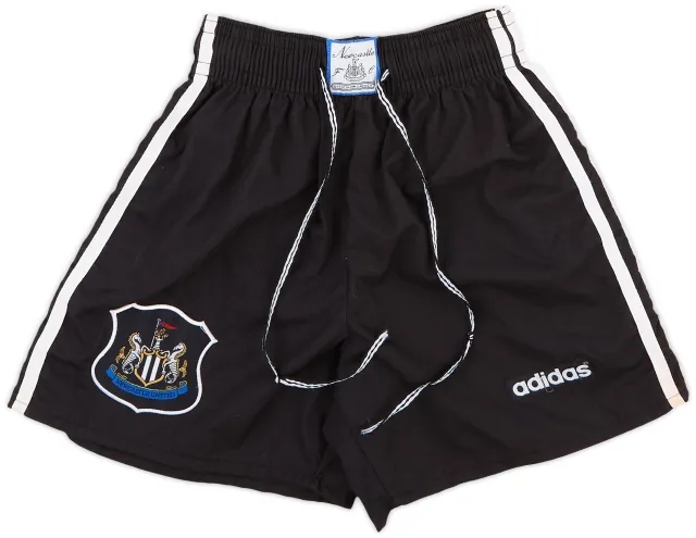 adidas 1995-97 Newcastle Home Shorts - 9/10 - (S)