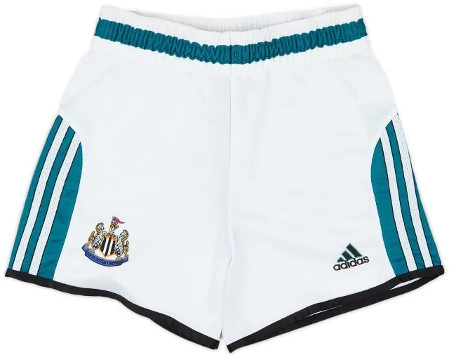 adidas 1999-00 Newcastle Away Shorts - 9/10 - (L.Boys)