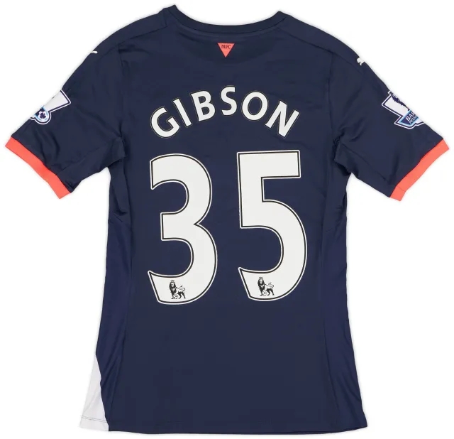 Puma 2015-16 Newcastle Player Issue Third Shirt Gibson #35 - 8/10 - (L)